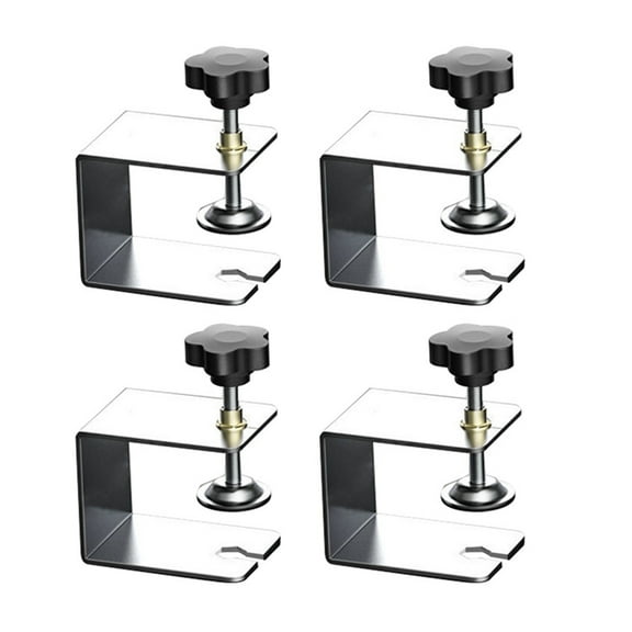 Cabinet Hardware Jig, 4 Pack C Clamps for Drawer Front Installation, Cabinet Framing Clamps for Table Desk Drawer Panel