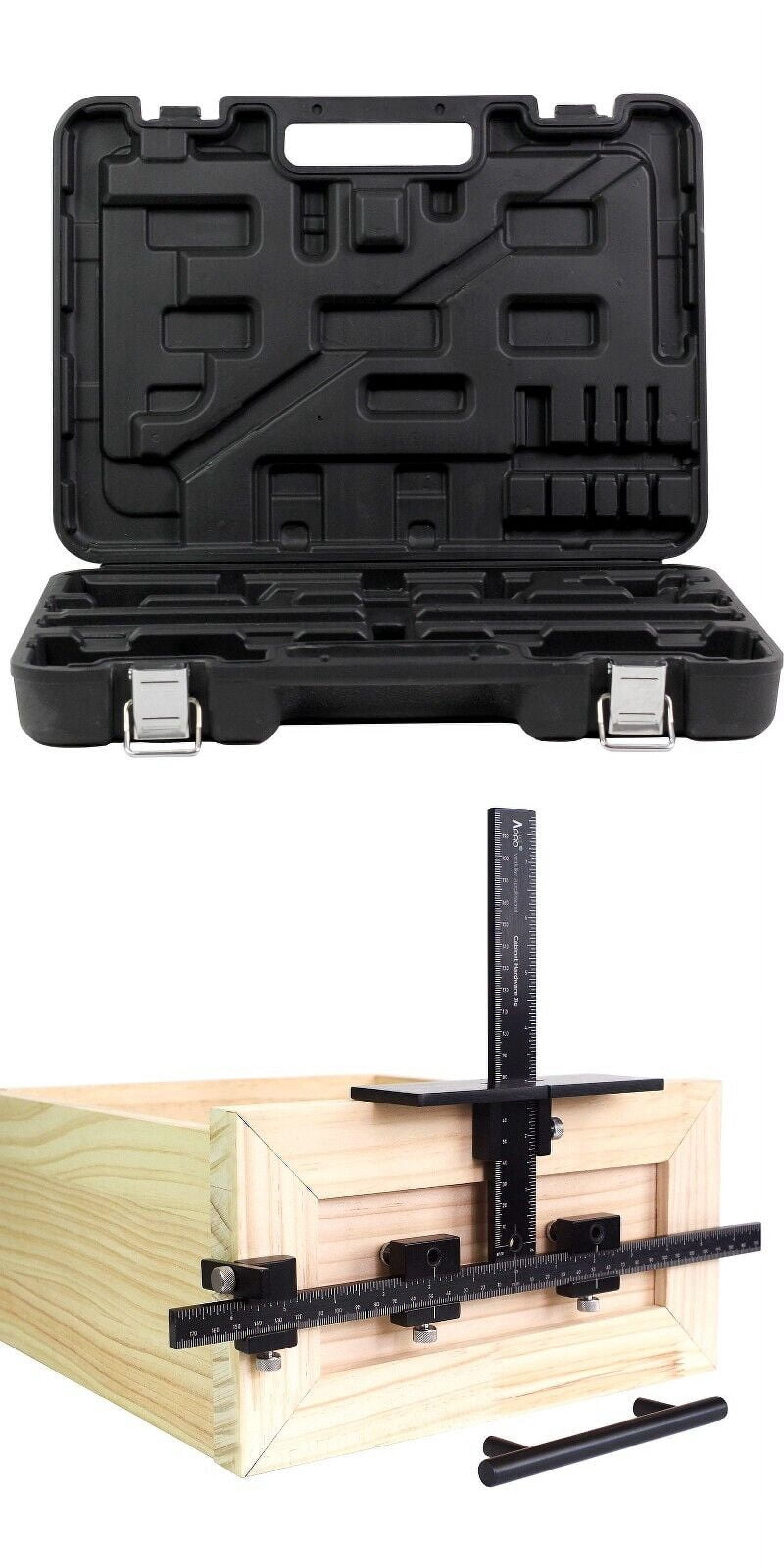 Cabinet Hardware Jig, Aluminum Alloy with Center Guide, Cabinet Handle ...