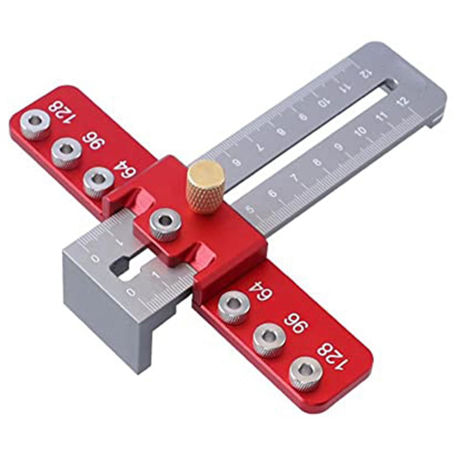 Joywayus Drill Punch Locator Jig - Cabinet Hardware Template Tool For Accurate Drilling