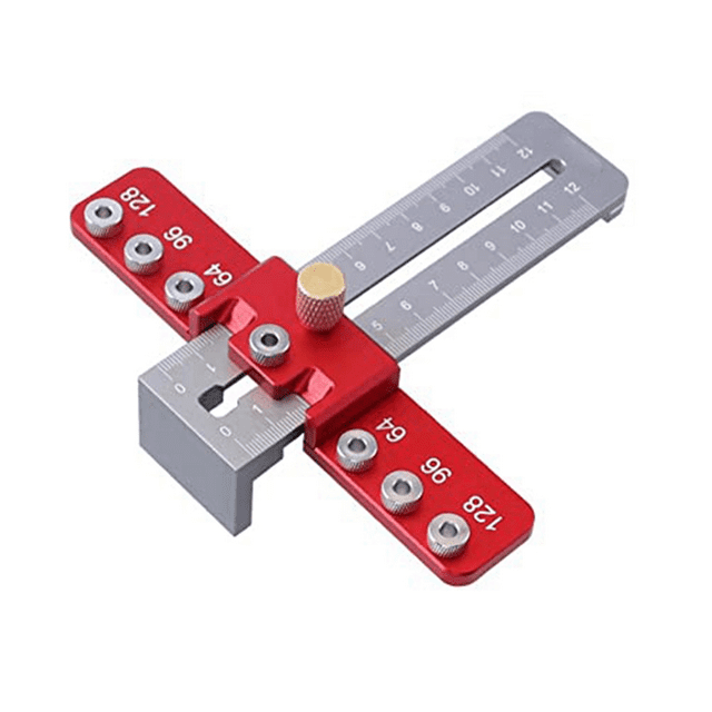 Hardware Jig Tool,Adjustable Drill Template Guide Tool, Punch