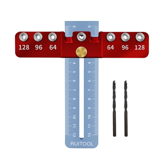 Cabinet Hardware Jig Tool Adjustable Punch Locator Drill Template Guide for Installation Handles Knobs Doors and Drawer