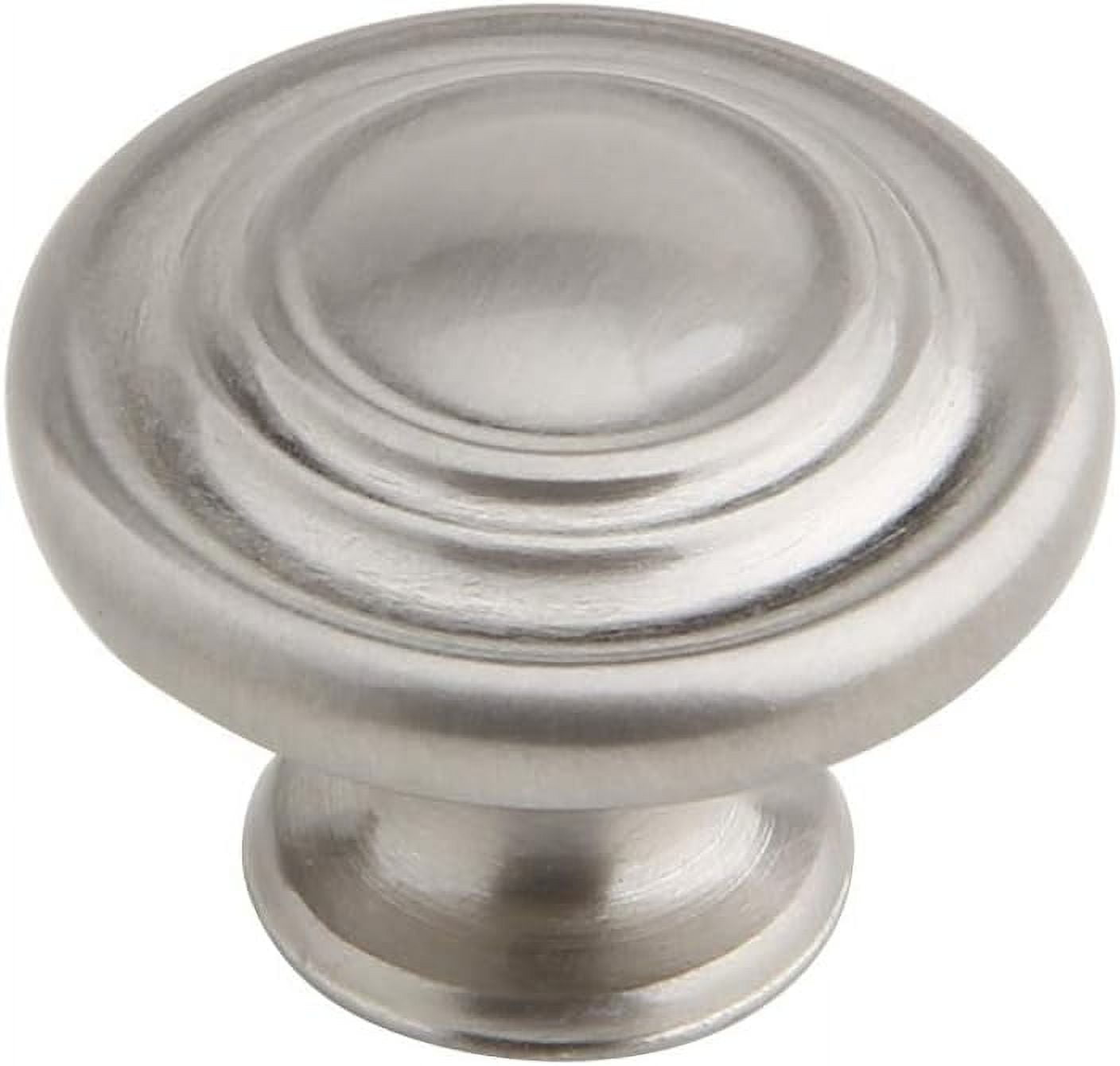 Cabinet Hardware Knob 10 Pack 1-3/8 inch x 22H (mm) Brushed - Walmart.com