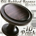 thumbnail image 1 of Cabinet Hardware Round Knob - 1-1/4" Diameter (Knob - Oil Rubbed Bronze, 10 PACK), 1 of 3