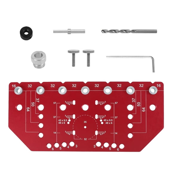 Cabinet Hardware Template, Portable Cabinet Hardware Jig Small Cabinet Installation Tools, Multi functional Cabinet Jig, Door Hinge Template For Women men Adult