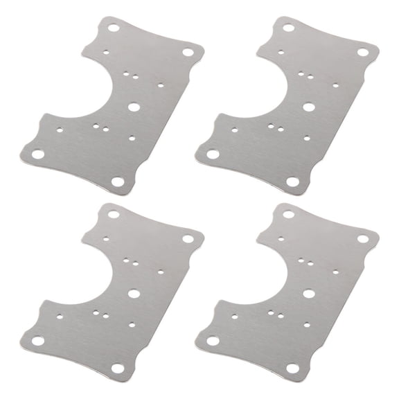 Cabinet Hinge Repair Plate Kit Stainless Steel Hinge Repair Plate Hinge Tools with Mounting Screws for Cabinet Drawer