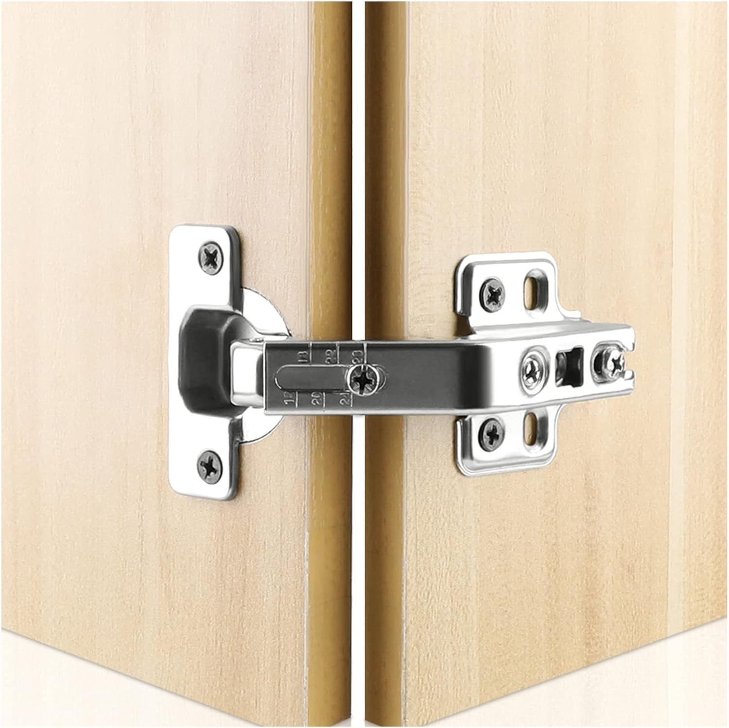 Hinges, 1 Pair 135 Degree Lazy Susan Hinge Face Frame Plate for