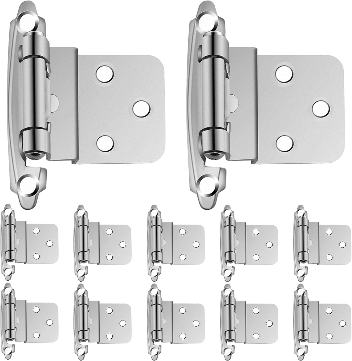 Hinges, 12 Pack 6 Pairs 3/8 Inch Inset Door Hinges