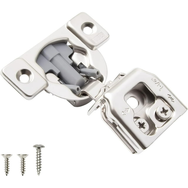 Hinges (20 Pairs, 40 PCS) Face Frame Cupboard Door Soft Close Hinges 11/4" Inch Overlay