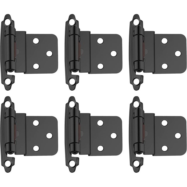 Hinges 6 Pack 3 Pairs 3/8 Inch Inset Door Hinges