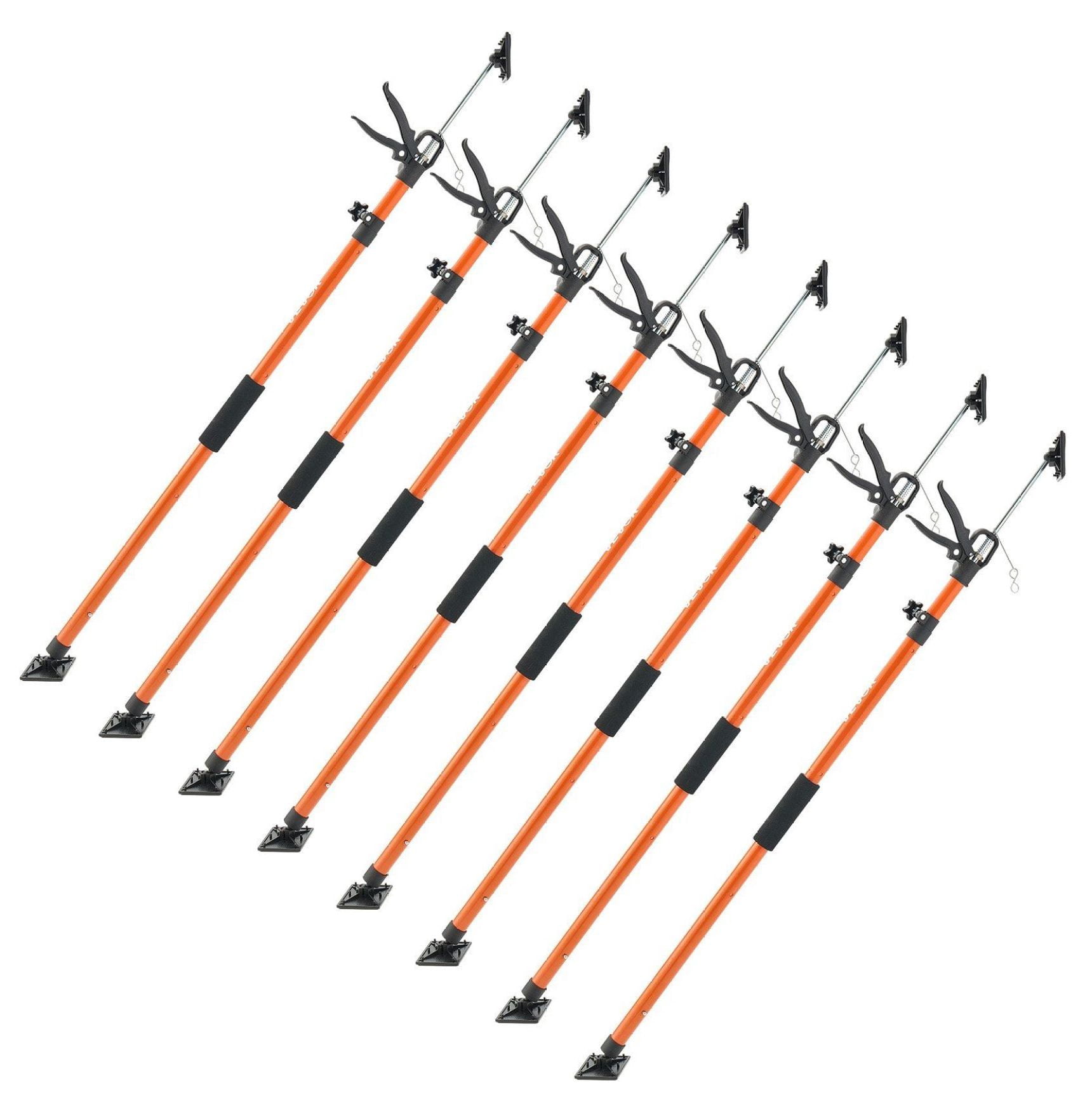 Installation Support Rods Cabinet Jack Support Poles, 8 Pack - 45.7-114.2 Inch Steel Telescopic ...