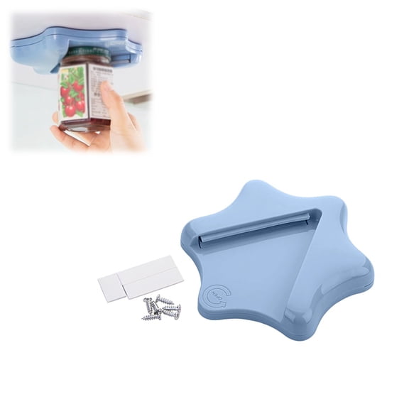 Under Cabinet Jar Opener for Weak Hands, Jars Openers for Seniors with Arthritis, Bottle Openers, Must-Have Kitchen Tool, One Handed, Anti-Slip, Effortless, Undermount Gripper for Seniors