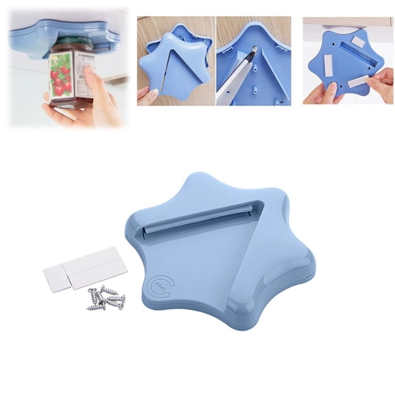 Under Cabinet Jar Opener for Weak Hands, Jars Openers for Seniors with Arthritis, Bottle Openers, Effortless Undermount Tool, One Handed, Anti-Slip, Weak Hands Ideal, Tight Lid Jar & Bottle Opener