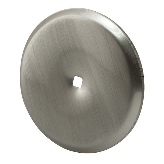 Cabinet Knob Backplate, Satin Nickel
