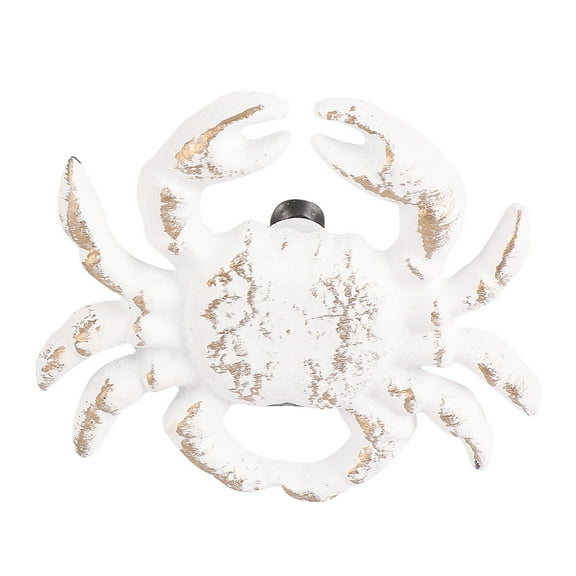 Cabinet Knobs Cast Mediterranean Theme Furniture Door Handle Drawer Knobs for Beach Nautical Coastal Theme Decor White