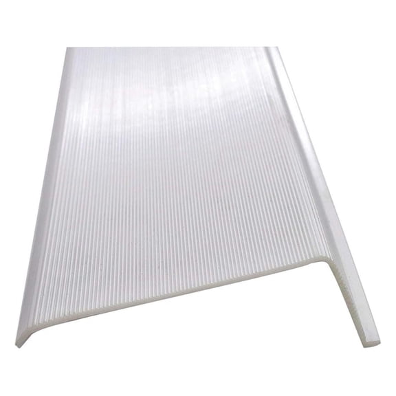 Under Cabinet Lighting Diffuser Replacement, 21 Inch L-Shape Acrylic Lens Cover - White Ribbed Light Shield, 20-7/8" x 2-7/8" x 1", Kitchen Puck Light Accessories