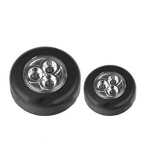 Under Cabinet Lights - Battery Operated Cabinet Lighting with Tap Technology - LED Puck Lights for Kitchen - Stick On Illumination for Shelves and Closets