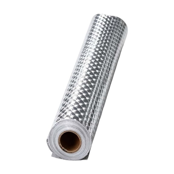 Cabinet Liner Oil Proof Diamond Embossed Aluminum Foil Non Slip Shelf Drawer Protector