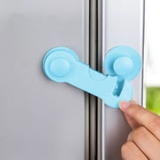 Cabinet Locks Adhesive Baby Proofing Latches Multi-Purpose 1Pc, Adhesive Installation No Drilling Required, Prevent Toddler Rummaging For Busy Parents, With Double Press Bottom