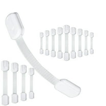 Cabinet Locks Baby Proofing,14pcs Child Safety Cabinet Locks,Adjustable Strapbaby Proof Cabinet Locks,Childproof Cabinet Locks,No Drilling Required Child Locks for Toilet and Fridge & More