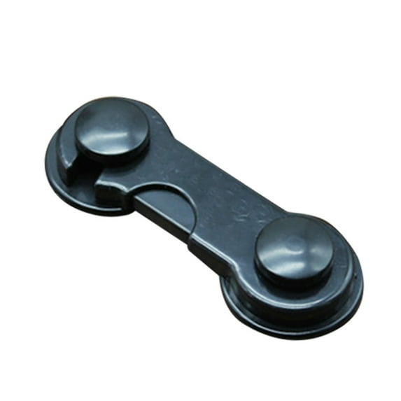 Cabinet Locks, Easy to Install no Tools Need or Drill, Heavy Duty Safety Cabinet Proofing Pet Safety Cabinet Locks for Furniture Kitchen Ovens Toilet Seats (Black/1 Pack)