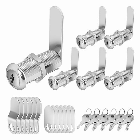 Cabinet Locks, Long Cam Locks Keyed Alike, Cabinet Cam Lock Set