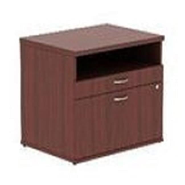 Sleek 29.5'' Stainless Steel 4-Drawer Lateral File Credenza