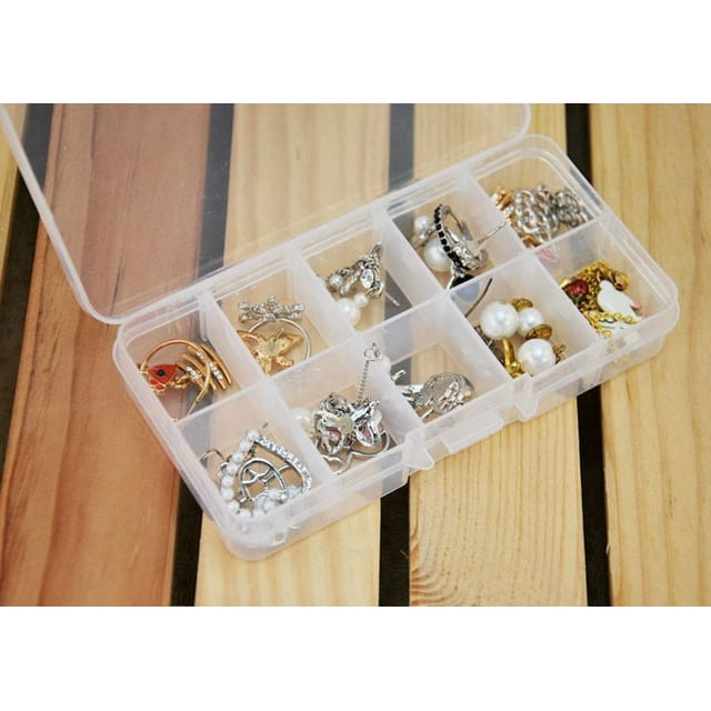 Organizer Organization And Storage 10 Grids Adjustable Jewelry