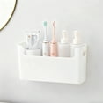 thumbnail image 1 of Cabinet Organizer Storage, Adhesive Over Cabinet Door Organizer, No Drilling Space Saver Plastic Storage Containers, Multi-Use for Kitchen Bathroom Office Bedroom, 1 Pcs, 10.0x3.3x3.7", 1 of 5