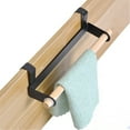 thumbnail image 1 of Under Cabinet Paper Towel Holder,Adhesive Mount Metal Dispenser for Kitchen and Bathroom,No Drill Installation,Black,Kitchen Organizers,Towel Holder,Black,1PC, 1 of 5