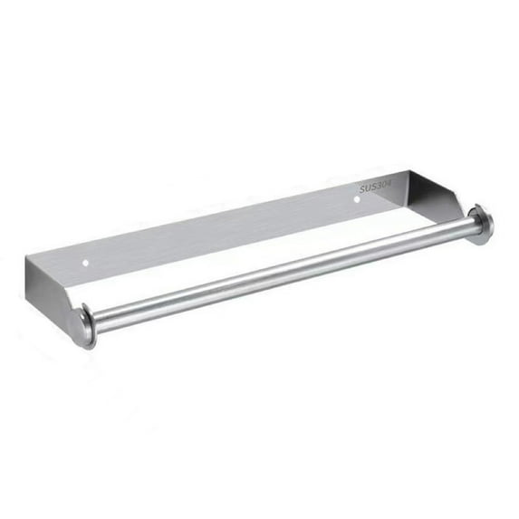 Under Cabinet Paper Towel Holder ,Metal Self-Adhesive/Drill Mount Rack for Kitchen & Bathroom, Space-Saving Towel Storage,Kitchen Organizer, Towel Holder Accessory,SL2,1PC