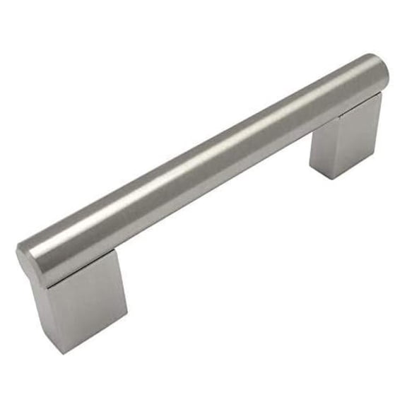Cabinet Pulls 10 Pack - 3" Bar Handles - Contemporary Kitchen & Bathroom Hardware - 3-7/8" Length - Brushed Nickel