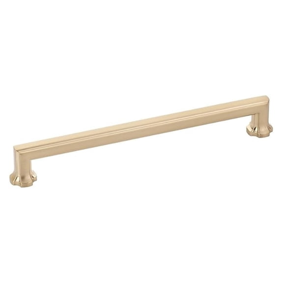 Cabinet Pulls 8 Inch - Signature Brass Door Hardware - Kitchen Drawer Pulls 203mm - Brushed Brass Cabinet Handles - Modern Furniture Pulls for Cabinets & Drawers