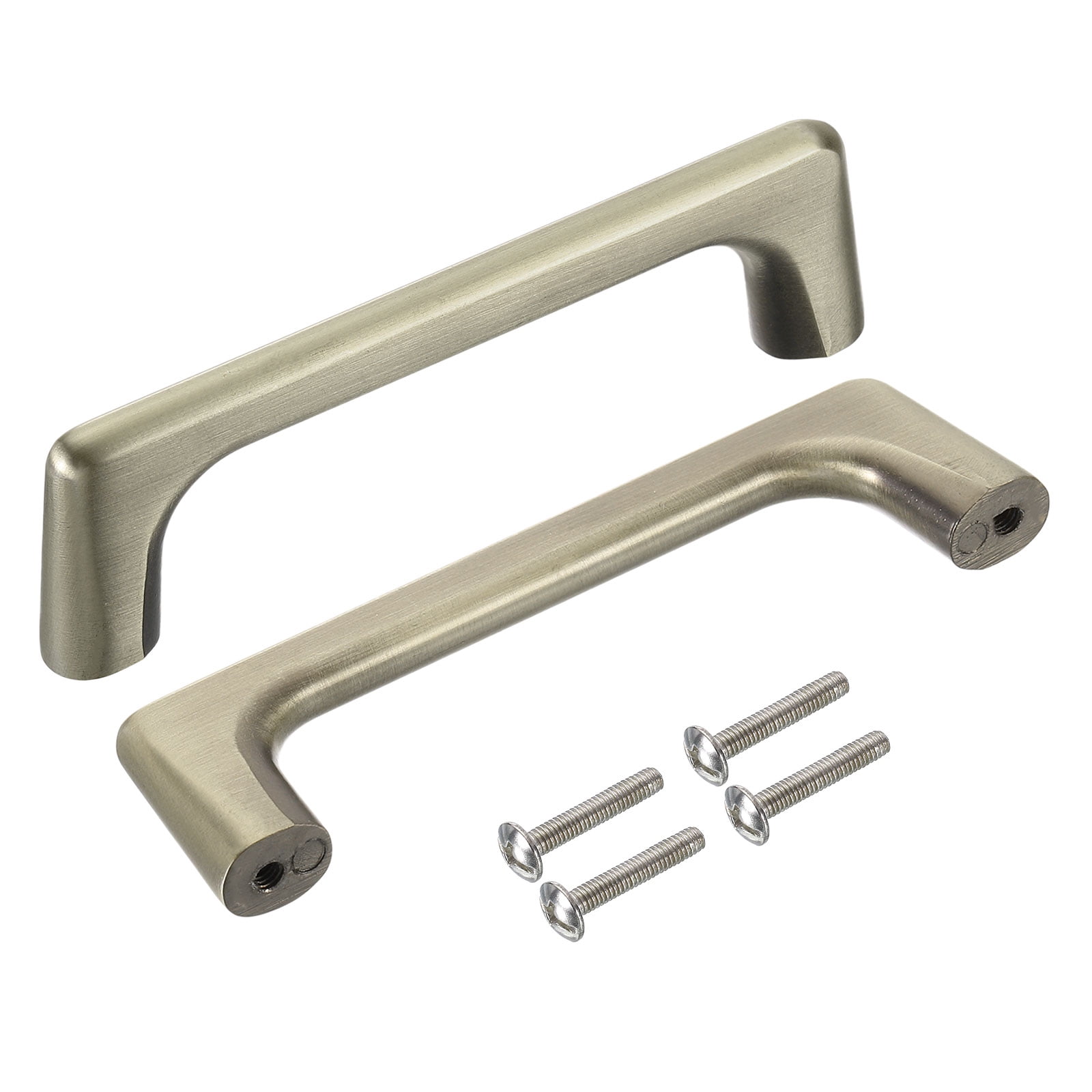 2-Pack Cabinet Handles, Long Drawer Pulls For Wardrobe & Dresser | Aluminum Alloy T-Bar Handle In Black/Gold