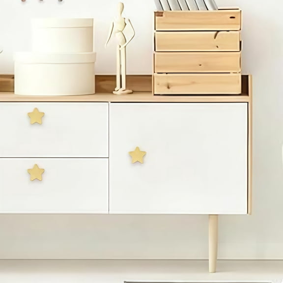 Cabinet Pulls, Modern Single Hole Drawer Handles with Scratch Resistant Finish, European Style Tarnish Proof Kitchen Hardware for Dresser Vanities Homeowners