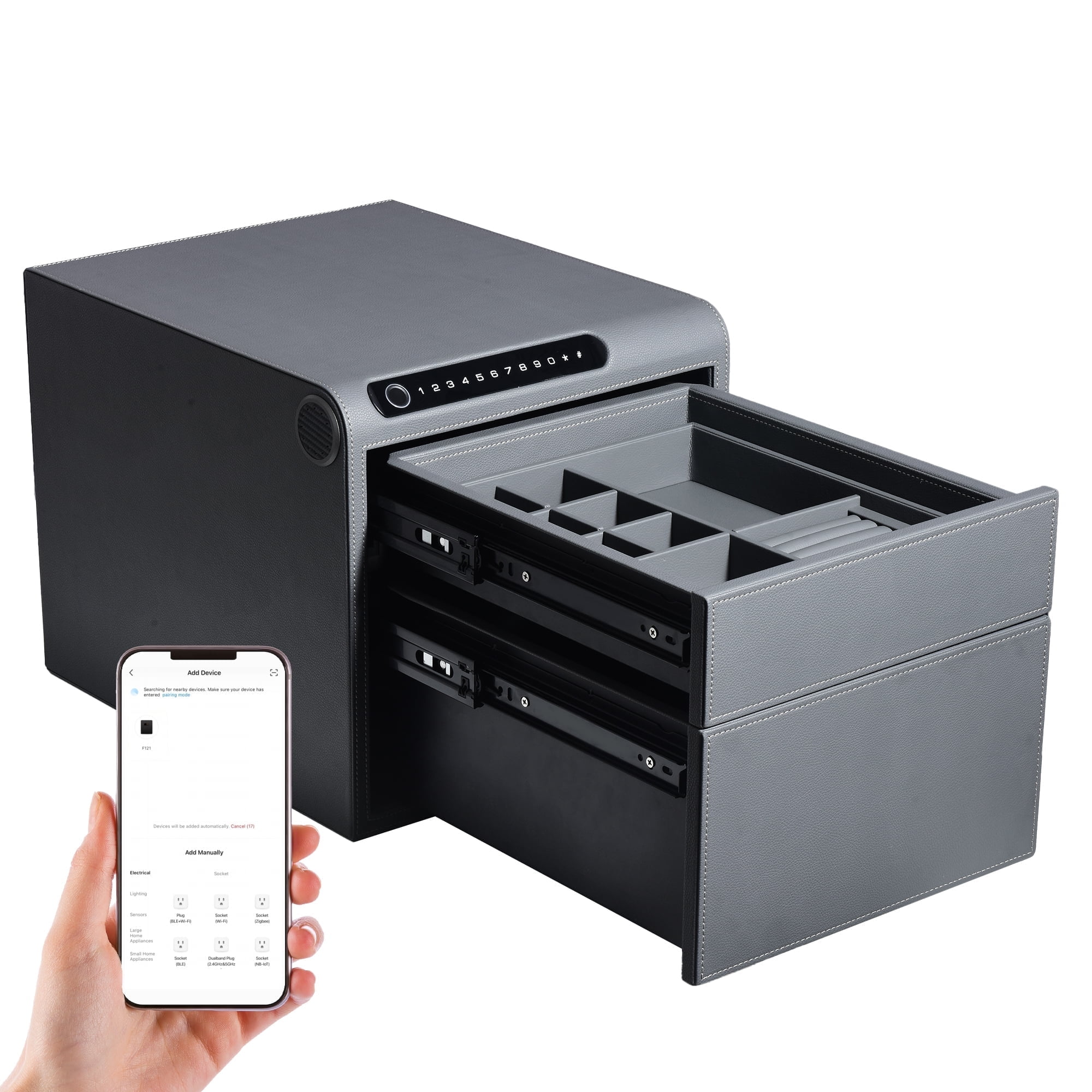 Cabinet Safes for Home Store Nightstand Jewelry Handgun Organizer