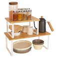 Shelf Organizer, Kitchen Counter Shelves Riser, Cupboard Rack