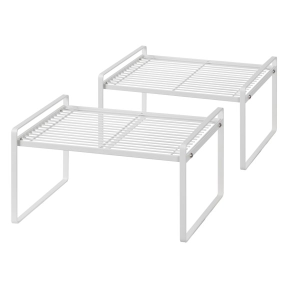 Cabinet Shelf Organizer, Multipurpose Countertop Storage Rack for Kitchen Pantry Bathroom Household Supplies