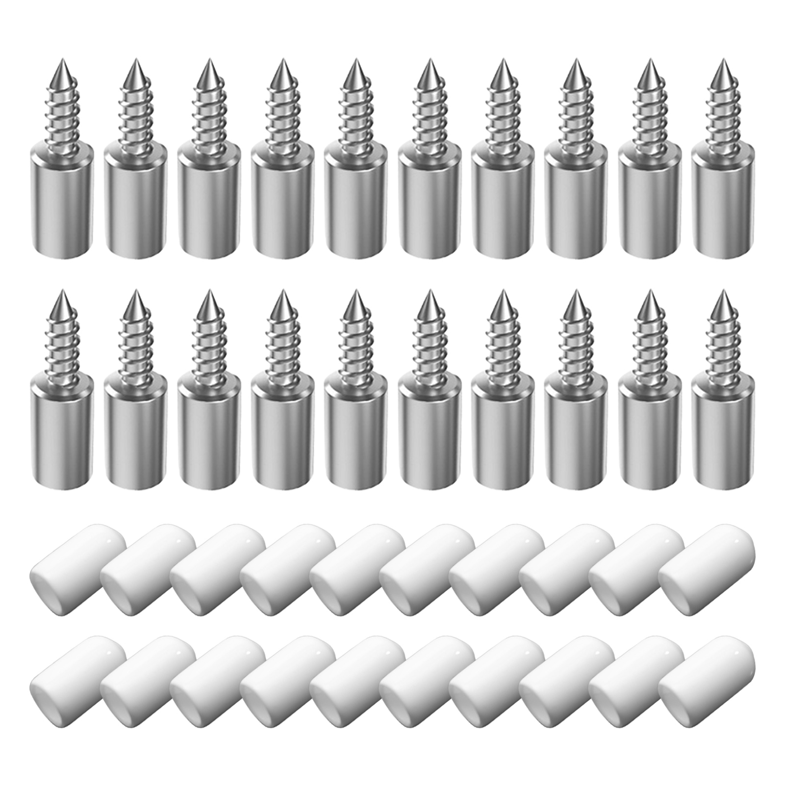 Cabinet Shelving Pegs, 20pcs Metal Self Tapping Closet Partition Pins ...