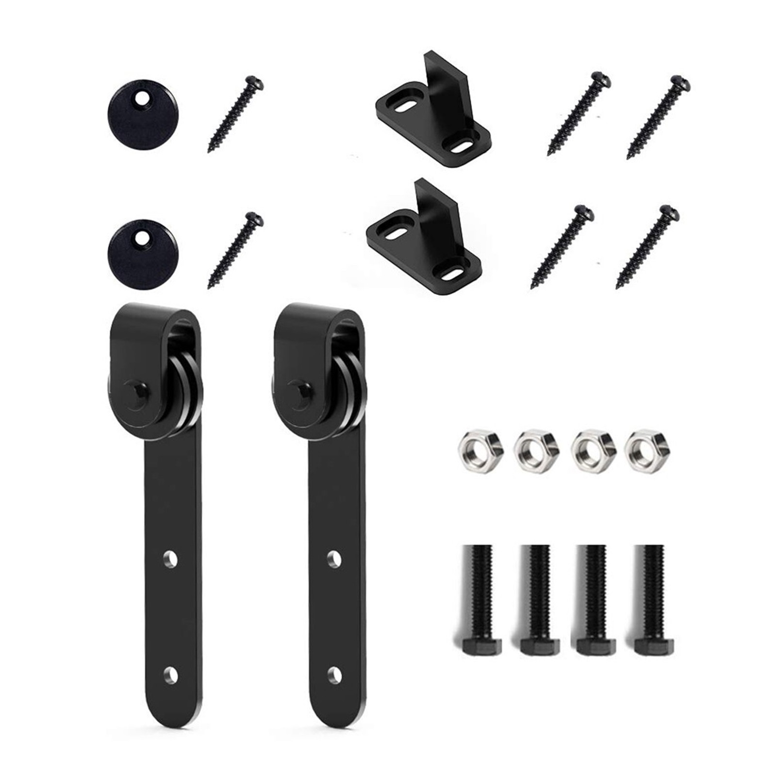 Sliding Door Barn Track Hardware Wood Barn Door Rail Carbon