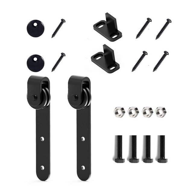 Sliding Door Barn Track Hardware Wood Barn Door Rail Carbon