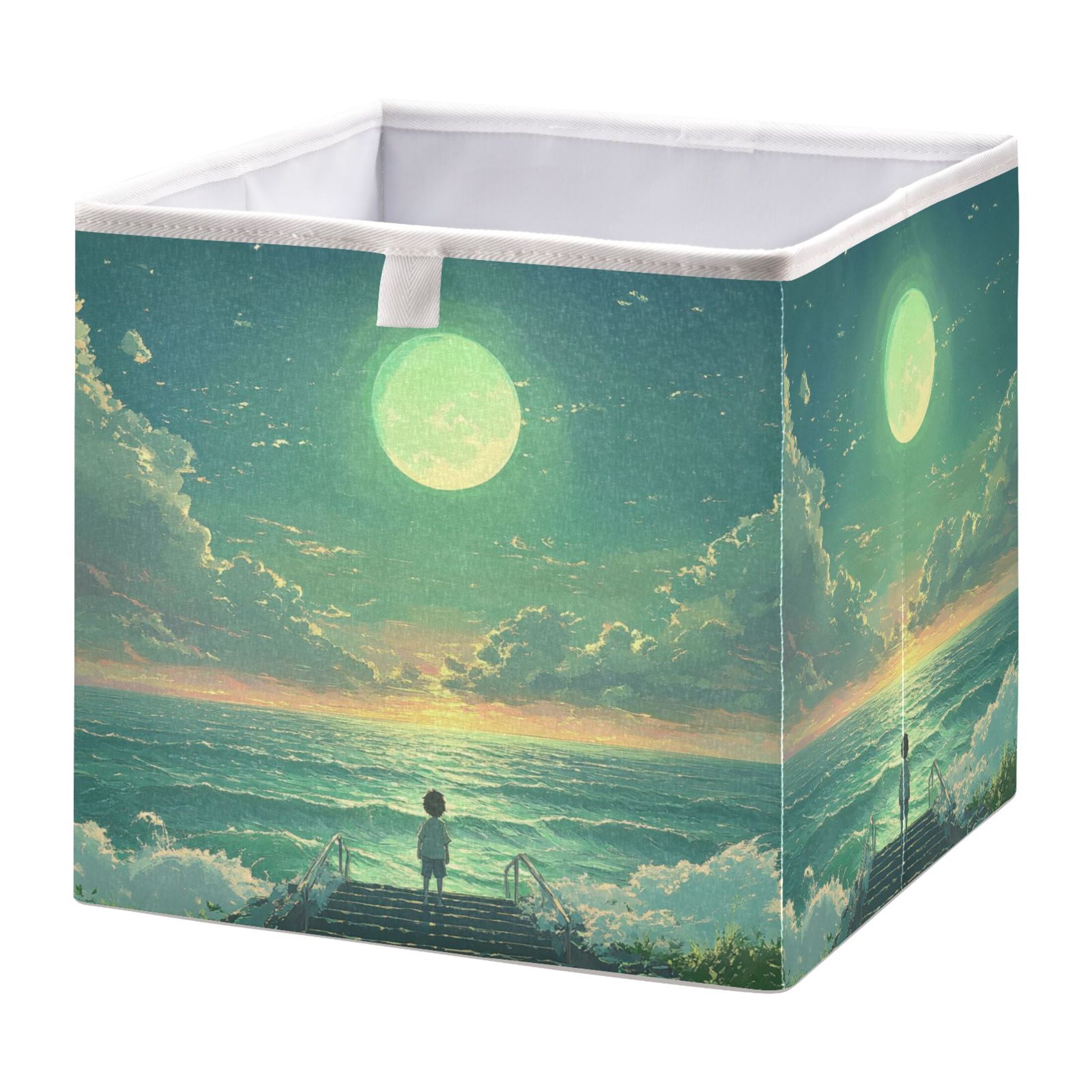 Cabinet Storage Basket 15.75x10.63x6.96 Inches Storage Box Foldable ...