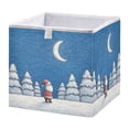 thumbnail image 1 of Cabinet Storage Basket 15.75x10.63x6.96 Inches Storage Box Foldable, Storable and Easy to Assemble ，Open Home Storage Bins ，Closet Storage Bins Christmas Eve, 1 of 8