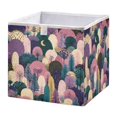 thumbnail image 1 of Cabinet Storage Basket 15.75x10.63x6.96 Inches Storage Box Foldable, Storable and Easy to Assemble ，Open Home Storage Bins ，Closet Storage Bins Colorful Little Tree, 1 of 8