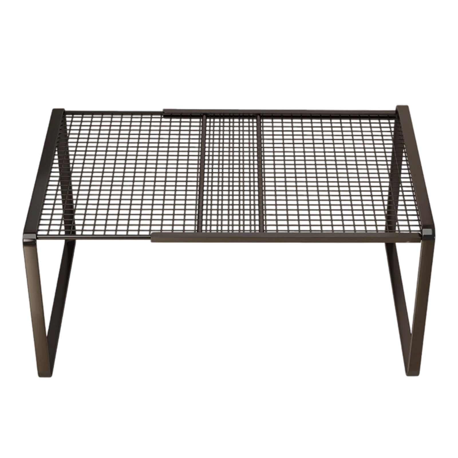 Shelf Riser Cabinet Storage Shelf, Expandable Mesh Organizer Rack, Height ...