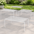 Shelving Racking White Cabinet Storage Shelf Rack, 15.7''L x 9.4''W x 5.9''H, White - Walmart.com