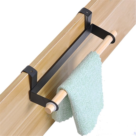 Under Cabinet Towel Holder TASTAN Iron Paper Towel Holder Rack - Adhesive Under Cabinet Mount for Kitchen & Bathroom, No-Drill Space-Saving Organizer for Tissues & Rolls, Adhesive Paper Towel Rack