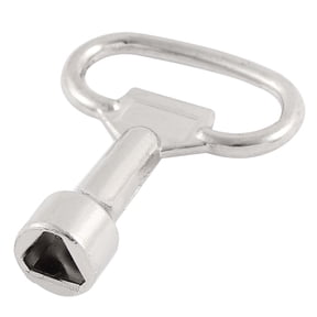 Cabinet Train Metal Triangle Socket Spanner Key for 9.5mm Triangular Panel Lock