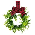 Wreaths 10 Inch Boxwood Outdoor Christmas Decorations for Door