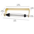 thumbnail image 1 of Cabinet with damping stainless steel kitchen tissue holder, no punching black roll paper holder, kitchen cling film holder, 1 of 9