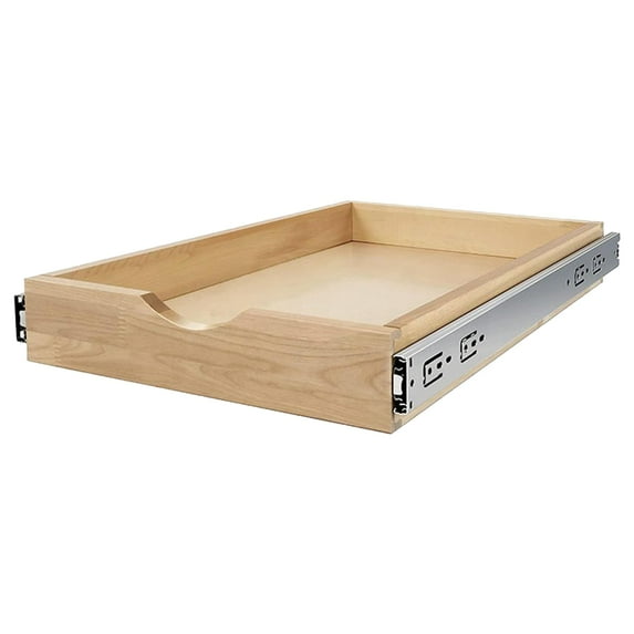 Couver Wood Pull-Out Drawer Shelf for Cabinets, Slide Out Storage Organizer for Kitchen, Pantry, Bathroom (W)21 x (D)21